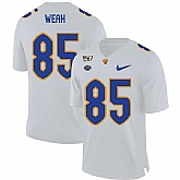 Pittsburgh Panthers 85 Jester Weah White 150th Anniversary Patch Nike College Football Jersey Dzhi,baseball caps,new era cap wholesale,wholesale hats